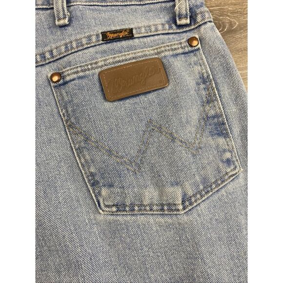 Wrangler Jeans Men's 42x34 Fits 42x31 Blue 13MWZAW Cowboy Cut Western Denim - Picture 9 of 9